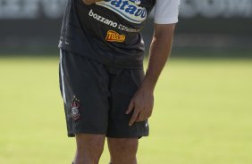 Ronaldo durante o treino do Corinthians realizado esta manhã no Parque São Jorge; o próximo jogo do time será sábado, dia 21/11, contra o Nautico/PE, no estádio do Pacaembu, pelo returno do Campeonato Brasileiro 2009
