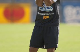 Ronaldo durante o treino do Corinthians realizado esta manh no Parque So Jorge; o prximo jogo do time ser sbado, dia 21/11, contra o Nautico/PE, no estdio do Pacaembu, pelo returno do Campeonato Brasileiro 2009