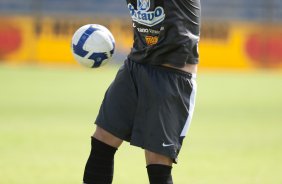 Ronaldo durante o treino do Corinthians realizado esta manh no Parque So Jorge; o prximo jogo do time ser sbado, dia 21/11, contra o Nautico/PE, no estdio do Pacaembu, pelo returno do Campeonato Brasileiro 2009