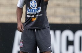 Jorge Henrique durante o treino do Corinthians realizado esta manh no Parque So Jorge; o prximo jogo do time ser domingo, dia 29/11, contra o Flamengo, no estdio Brinco de Ouro da Princesa, em Campinas, pelo returno do Campeonato Brasileiro 2009
