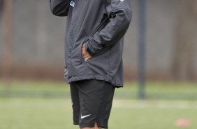 Doriva Bueno durante o treino do time do Corinthians que vai disputar a Taca So Paulo de Juniores em janeiro, e que foi realizado esta tarde no Parque So Jorge; O time estreia no dia 03/01/2010 contra o Araguaina/TO, em Araraquara