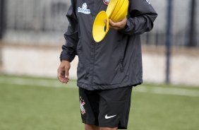 Doriva Buenodurante o treino do time do Corinthians que vai disputar a Taca São Paulo de Juniores em janeiro, e que foi realizado esta tarde no Parque São Jorge; O time estreia no dia 03/01/2010 contra o Araguaina/TO, em Araraquara