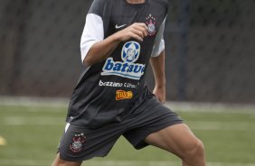 Franzinho durante o treino do time do Corinthians que vai disputar a Taca São Paulo de Juniores em janeiro, e que foi realizado esta tarde no Parque São Jorge; O time estreia no dia 03/01/2010 contra o Araguaina/TO, em Araraquara