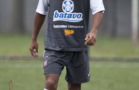 Jonatan durante o treino do time do Corinthians que vai disputar a Taca São Paulo de Juniores em janeiro, e que foi realizado esta tarde no Parque São Jorge; O time estreia no dia 03/01/2010 contra o Araguaina/TO, em Araraquara