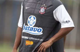 Jonatan durante o treino do time do Corinthians que vai disputar a Taca So Paulo de Juniores em janeiro, e que foi realizado esta tarde no Parque So Jorge; O time estreia no dia 03/01/2010 contra o Araguaina/TO, em Araraquara