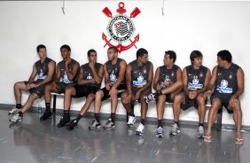 O time do Corinthians se representou hoje a tarde no Parque São Jorge, iniciando a preparação para o ano de 2010