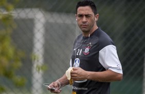 Chico durante o treino do Corinthians realizado esta manh no SPA Sport Resort, na cidade de Itu, interior de So Paulo; o prximo compromisso ser um amistoso internacional contra o Huracan, da Argentina, dia 14/01 no Pacaembu