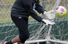 Rafael durante o treino do Corinthians realizado esta manh no SPA Sport Resort, na cidade de Itu, interior de So Paulo; o prximo compromisso ser um amistoso internacional contra o Huracan, da Argentina, dia 14/01 no Pacaembu;