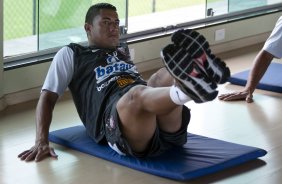 Ralph durante o treino do Corinthians realizado esta manh no SPA Sport Resort, na cidade de Itu, interior de So Paulo; o prximo compromisso ser um amistoso internacional contra o Huracan, da Argentina, dia 14/01 no Pacaembu;