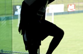 William durante o treino do Corinthians realizado esta manh no SPA Sport Resort, na cidade de Itu, interior de So Paulo; o prximo compromisso ser um amistoso internacional contra o Huracan, da Argentina, dia 14/01 no Pacaembu