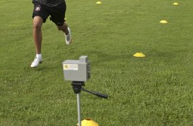 Dentinho durante o treino do Corinthians realizado esta manh no SPA Sport Resort, na cidade de Itu, interior de So Paulo; o prximo compromisso ser um amistoso internacional contra o Huracan, da Argentina, dia 14/01 no Pacaembu