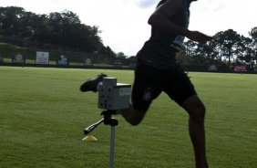 Jucilei durante o treino do Corinthians realizado esta manh no SPA Sport Resort, na cidade de Itu, interior de So Paulo; o prximo compromisso ser um amistoso internacional contra o Huracan, da Argentina, dia 14/01 no Pacaembu