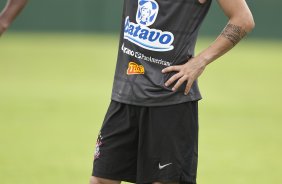 Matias Defederico durante o treino do Corinthians realizado esta manh no SPA Sport Resort, na cidade de Itu, interior de So Paulo; o prximo compromisso ser um amistoso internacional contra o Huracan, da Argentina, dia 14/01 no Pacaembu