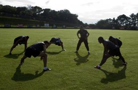 O preparador fsico Antnio Carlos Bona durante o treino do Corinthians realizado esta manh no SPA Sport Resort, na cidade de Itu, interior de So Paulo; o prximo compromisso ser um amistoso internacional contra o Huracan, da Argentina, dia 14/01 no Pacaembu