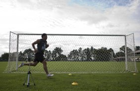 Ronaldo durante o treino do Corinthians realizado esta manh no SPA Sport Resort, na cidade de Itu, interior de So Paulo; o prximo compromisso ser um amistoso internacional contra o Huracan, da Argentina, dia 14/01 no Pacaembu