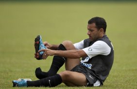 Iarley durante o treino do Corinthians realizado esta manh no SPA Sport Resort, na cidade de Itu, interior de So Paulo; o prximo compromisso ser a estreia no Campeonato Paulista 2010, domingo, dia 17/01, no estdio Santa Cruz, em Ribeiro Preto, contra o Monte Azul