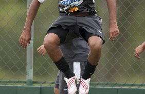 Jorge Henrique durante o treino do Corinthians realizado esta manh no SPA Sport Resort, na cidade de Itu, interior de So Paulo; o prximo compromisso ser a estreia no Campeonato Paulista 2010, domingo, dia 17/01, no estdio Santa Cruz, em Ribeiro Preto, contra o Monte Azul