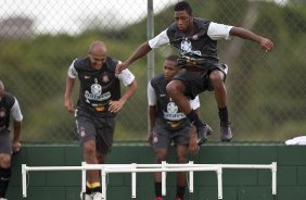 Jucilei durante o treino do Corinthians realizado esta manh no SPA Sport Resort, na cidade de Itu, interior de So Paulo; o prximo compromisso ser a estreia no Campeonato Paulista 2010, domingo, dia 17/01, no estdio Santa Cruz, em Ribeiro Preto, contra o Monte Azul