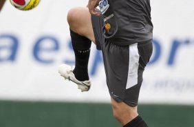 Ronaldo durante o treino do Corinthians realizado esta manh no SPA Sport Resort, na cidade de Itu, interior de So Paulo; o prximo compromisso ser a estreia no Campeonato Paulista 2010, domingo, dia 17/01, no estdio Santa Cruz, em Ribeiro Preto, contra o Monte Azul