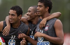 Boquita; Elias e Renato durante o treino do Corinthians realizado esta tarde no SPA Sport Resort, na cidade de Itu, interior de So Paulo; o prximo compromisso pelo Campeonato Paulista 2010, ser domingo, dia 24/01, no estdio da Fonte Luminosa, em Araraquara, contra o Oeste de Itpolis