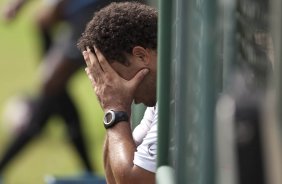 Ronaldo durante o treino do Corinthians realizado esta manh no SPA Sport Resort, na cidade de Itu, interior de So Paulo; o prximo compromisso pelo Campeonato Paulista 2010, ser quarta-feira, dia 27/01, contra o Mirassol no estdio do Pacaembu