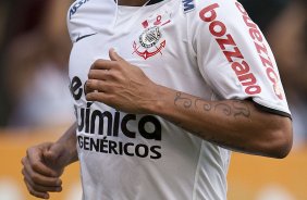 CORINTHIANS X SERTAOZINHO - em um lance da partida realizada esta tarde no estdio do Pacaembu, zona oeste da cidade, vlida pela 7 rodada do Campeonato Paulista 2010