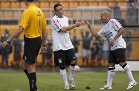 CORINTHIANS X SERTAOZINHO - em um lance da partida realizada esta tarde no estdio do Pacaembu, zona oeste da cidade, vlida pela 7 rodada do Campeonato Paulista 2010