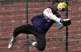 Felipe durante o treino do Corinthians realizado esta manh no Parque So Jorge, zona leste de So Paulo; o prximo compromisso do time pelo Campeonato Paulista 2010, ser sbado, dia 13/02, contra a Portuguesa, no estdio do Caninde