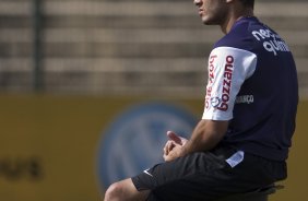 Morais durante o treino do Corinthians realizado esta manh no Parque So Jorge, zona leste de So Paulo; o prximo compromisso do time pelo Campeonato Paulista 2010, ser sbado, dia 13/02, contra a Portuguesa, no estdio do Caninde