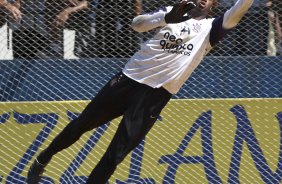 Felipe durante o treino do Corinthians realizado esta manh na Arena Barueri, em Barueri, zona oeste de So Paulo; o prximo compromisso do time pelo Campeonato Paulista 2010, ser sbado, dia 13/02, contra a Portuguesa, no estdio do Caninde
