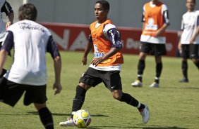 Jorge Henrique durante o treino do Corinthians realizado esta manh na Arena Barueri, em Barueri, zona oeste de So Paulo; o prximo compromisso do time pelo Campeonato Paulista 2010, ser sbado, dia 13/02, contra a Portuguesa, no estdio do Caninde