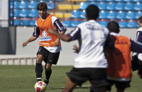 Tcheco durante o treino do Corinthians realizado esta manh na Arena Barueri, em Barueri, zona oeste de So Paulo; o prximo compromisso do time pelo Campeonato Paulista 2010, ser sbado, dia 13/02, contra a Portuguesa, no estdio do Caninde