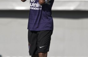 Jorge Henrique durante o treino do Corinthians realizado esta manh na Arena Barueri, em Barueri, zona oeste de So Paulo; o prximo compromisso do time pelo Campeonato Paulista 2010, ser amanh, sbado, dia 13/02, contra a Portuguesa, no estdio do Caninde