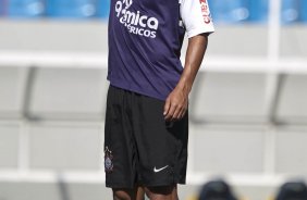 Ralf durante o treino do Corinthians realizado esta manh na Arena Barueri, em Barueri, zona oeste de So Paulo; o prximo compromisso do time pelo Campeonato Paulista 2010, ser amanh, sbado, dia 13/02, contra a Portuguesa, no estdio do Caninde