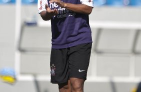 Ralf durante o treino do Corinthians realizado esta manh na Arena Barueri, em Barueri, zona oeste de So Paulo; o prximo compromisso do time pelo Campeonato Paulista 2010, ser amanh, sbado, dia 13/02, contra a Portuguesa, no estdio do Caninde