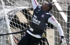 Felipe durante o treino do Corinthians realizado esta manh no Parque So Jorge, zona leste da cidade; na proxima 4a. feira, dia 24/02, a noite, o time far o seu primeiro jogo pela Taca Libertadores da Amrica, contra o Racing, do Uruguai, no estdio do Pacaembu