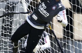 Felipe durante o treino do Corinthians realizado esta manh no Parque So Jorge, zona leste da cidade; na proxima 4a. feira, dia 24/02, a noite, o time far o seu primeiro jogo pela Taca Libertadores da Amrica, contra o Racing, do Uruguai, no estdio do Pacaembu