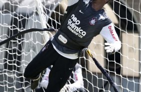 Felipe durante o treino do Corinthians realizado esta manh no Parque So Jorge, zona leste da cidade; na proxima 4a. feira, dia 24/02, a noite, o time far o seu primeiro jogo pela Taca Libertadores da Amrica, contra o Racing, do Uruguai, no estdio do Pacaembu
