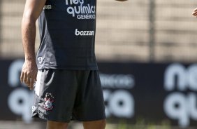 Ronaldo durante o treino do Corinthians realizado esta manh no Parque So Jorge, zona leste da cidade; na proxima 4a. feira, dia 24/02, a noite, o time far o seu primeiro jogo pela Taca Libertadores da Amrica, contra o Racing, do Uruguai, no estdio do Pacaembu