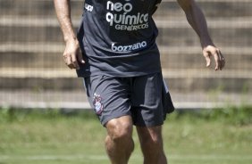 Tcheco durante o treino do Corinthians realizado esta manh no Parque So Jorge, zona leste da cidade; na proxima 4a. feira, dia 24/02, a noite, o time far o seu primeiro jogo pela Taca Libertadores da Amrica, contra o Racing, do Uruguai, no estdio do Pacaembu