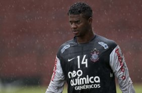 Felipe durante o treino do Corinthians realizado esta manh no Parque So Jorge, zona leste da cidade; o prximo jogo do time ser dia amanh, 07/03, domingo, contra o So Caetano, na Arena Barueri, em Barueri, pela 13 rodada do Campeonato Paulista 2010