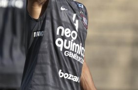 Roberto Carlos durante o treino do Corinthians realizado esta tarde no Parque So Jorge, zona leste da cidade; o prximo jogo do time ser amanh, dia 24/03, quarta-feira, contra o Paulista de Jundia, na Arena de Barueri, em Barueri, pela 16 rodada do Campeonato Paulista 2010