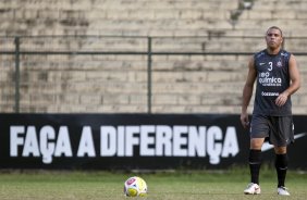 Ronaldo durante o treino do Corinthians realizado esta tarde no Parque So Jorge, zona leste da cidade; o prximo jogo do time ser amanh, dia 24/03, quarta-feira, contra o Paulista de Jundia, na Arena de Barueri, em Barueri, pela 16 rodada do Campeonato Paulista 2010