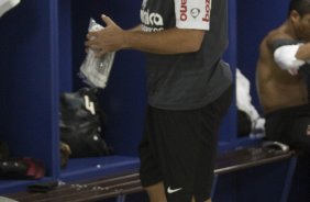 CORINTHIANS/SP x PAULISTA/JUNDIAI - Ronaldo nos vestirios antes da partida realizada esta noite na Arena de Barueri, em Barueri, vlida pela 16 rodada da fase de classificao do Campeonato Paulista 2010