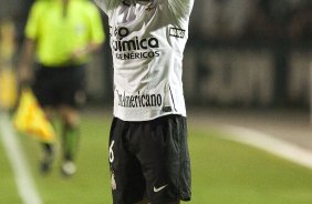 CORINTHIANS/BRASIL X INDEPENDIENTE/COLOMBIA - em um lance da partida realizada esta noite no estdio do Pacaembu, vlida pelo returno da fase de classificao da Copa Libertadores da Amrica 2010