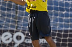 Fabio Carille, auxiliar tcnico, durante o treino do Corinthians realizado esta manh no Parque So Jorge. O prximo jogo do time ser quarta-feira, dia 28/04, no Maracan, contra o Flamengo, jogo de ida das oitavas de final da Taca Libertadores da Amrica 2010; So Paulo, Brasil