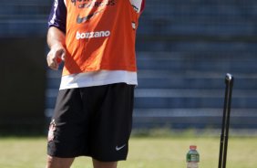 Ronaldo durante o treino do Corinthians realizado esta manh no Parque So Jorge. O prximo jogo do time ser quarta-feira, dia 28/04, no Maracan, contra o Flamengo, jogo de ida das oitavas de final da Taca Libertadores da Amrica 2010; So Paulo, Brasil