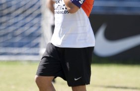 Ronaldo durante o treino do Corinthians realizado esta manh no Parque So Jorge. O prximo jogo do time ser quarta-feira, dia 28/04, no Maracan, contra o Flamengo, jogo de ida das oitavas de final da Taca Libertadores da Amrica 2010; So Paulo, Brasil