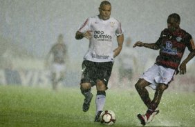 Durante partida entre Flamengo x Corinthians vlida pela Copa Santander Libertadores realizada no estdio do Maracan