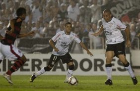 Durante partida entre Flamengo x Corinthians vlida pela Copa Santander Libertadores realizada no estdio do Maracan